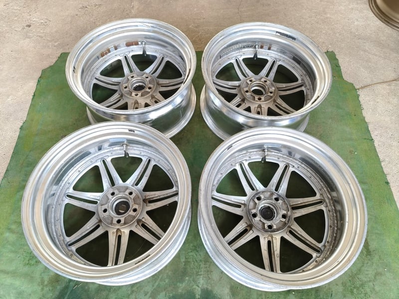 W Work GS5 แท้ ขอบ19 กว้าง8.5-9 ET45-18 , 5 รู 114 ***ไม่มีซ่อมสภาพพร้อมใช้งาน