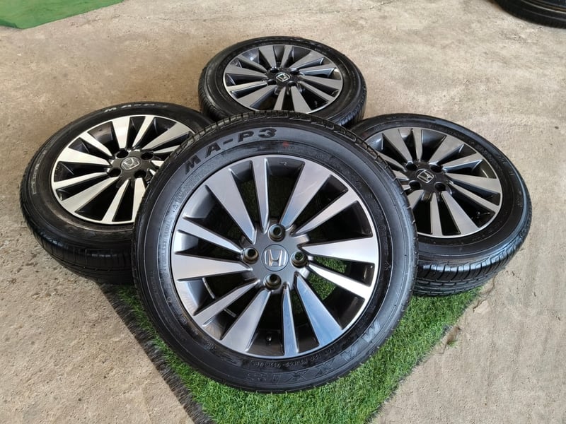 ล้อ Honda City SV ขอบ15 พร้อมยาง Maxxis 185-60 ปี25 ***ลงพื้นน้อยมาก