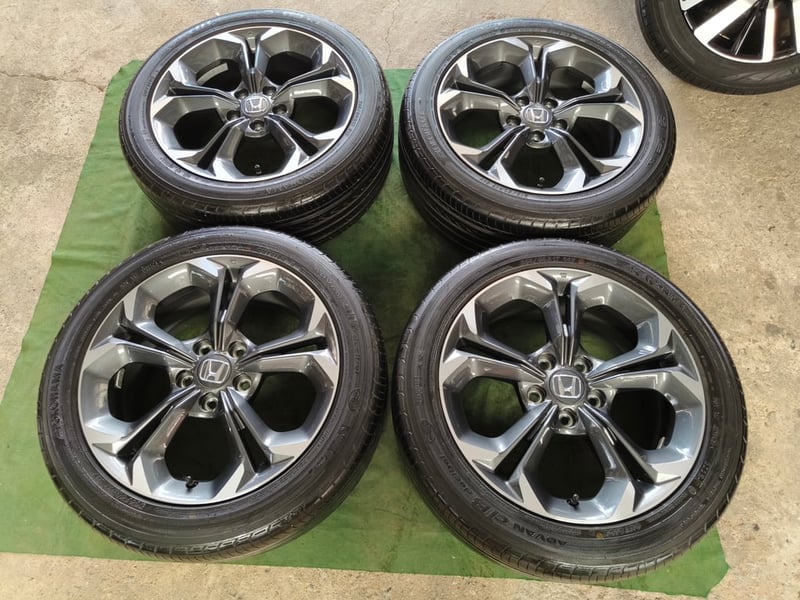 ล้อ Honda Civic FE RS Ehev ขอบ17 กว้าง7 ET45 , 5 รู 114 พร้อมยาง Yokohama 215-50 ปี25 ***ล้อสีเดิมไร้รอย
