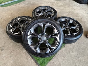 ล้อถอดป้ายแดง Honda Civic FE RS Ehev ขอบ17 กว้าง7 ET45 , 5 รู 114 พร้อมยาง Yokohama 215-50 ปี26 