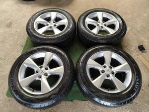 ล้อ Lexus RX ขอบ18 กว้าง7.5 ET35 , 5 รู 114 พร้อมยาง Yokohama 235-60 ปี21 ***พร้อมใช้งาน