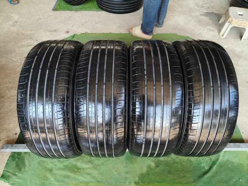 ล้อ Civic FC ขอบ16 , 5 รู 114 แถมยาง Dunlop 215-55 ปี22