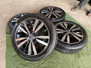 ล้อ Honda Jazz RS Terbo ขอบ16 , 4 รู 100 พร้อมยาง Deestone 185,55 ปี23