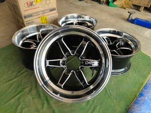 N5 - Racing งาน MK ขอบ18 กว้าง9.5-10.5 ET15-0 , 6 รู 139 แม็กใหม่ไม่เคยใช้งาน