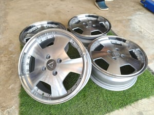 ล้อลาย Euroline ขอบ15 กว้าง6 ET38 , 4 รู 100