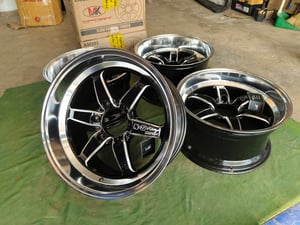 N5 - Racing งาน MK ขอบ18 กว้าง9.5-10.5 ET15-0 , 6 รู 139 แม็กใหม่ไม่เคยใช้งาน