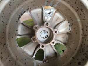 JRD German ขอบ17 กว้าง8 ET20 , 6 รู 139 ***ล้อมีรอยการใช้งาน