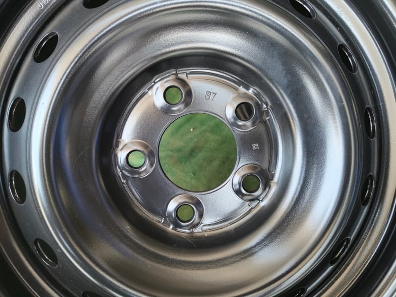 ล้อกะทะรีโว้ ขอบ16 กว้าง6 , 5 รู 114 ***ทำสีมาใหม่กลึงเบา 73 มิลเรียบร้อย