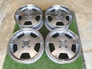 ล้อลาย Euroline ขอบ15 กว้าง6 ET38 , 4 รู 100