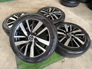 ล้อ Honda City RS-Jazz GK Top ขอบ16 , 4 รู 100 พร้อมยาง Yokohama 185-55 ปี22 ***ล้อมีรอยการใช้งาน