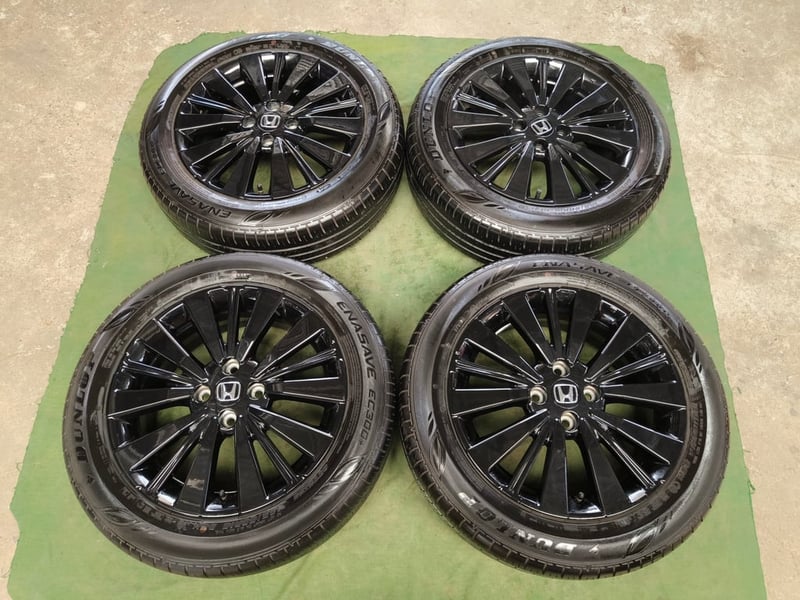 ล้อ Honda City RS (สีดำเงา) ขอบ16 พร้อมยาง Dunlop 185-60 ปี25 ***ดอกเต็มลงพื้นน้อยมาก ล้อ Honda City RS (สีดำเงา) ขอบ16 พร้อมยาง Dunlop 185-60 ปี25 ***ดอกเต็มลงพื้นน้อยมาก