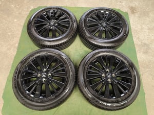 ล้อ Honda City RS (สีดำเงา) ขอบ16 พร้อมยาง Dunlop 185-60 ปี25 ***ดอกเต็มลงพื้นน้อยมาก ล้อ Honda City RS (สีดำเงา) ขอบ16 พร้อมยาง Dunlop 185-60 ปี25 ***ดอกเต็มลงพื้นน้อยมาก