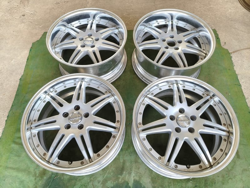 W Work GS5 แท้ ขอบ19 กว้าง8.5-9 ET45-18 , 5 รู 114 ***ไม่มีซ่อมสภาพพร้อมใช้งาน