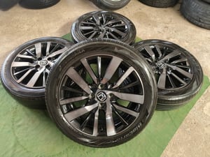 ล้อ Honda City RS (รมดำ) ขอบ16 , 4 รู 100 พร้อมยาง Yokohama 185-55 ปี23 ***แม็กสีเดิมไร้รอย 