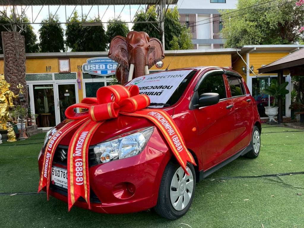   Suzuki Celerio รุ่น GL UP CVTเครื่อง1.0cc. AUTO ปี 2024 ไมล์แท้100%คะวิ่งน้อยมากๆคะ,xxxกิโล ฟรีดาวน์ 