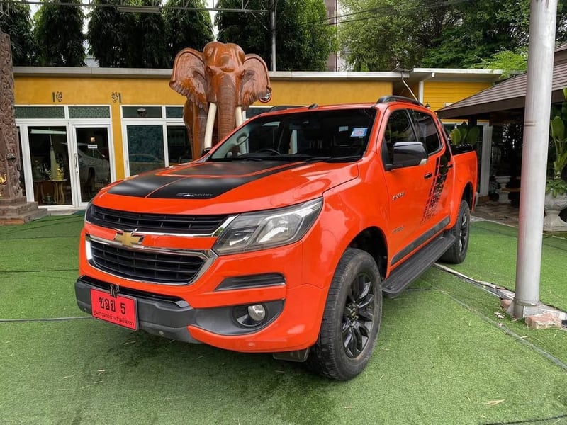 #CHEVROLET COLORADO 4 ประตู  High Country Storm  เครื่อง2.5cc.AUTO ปี 2018 ~สีส้ม–ดำ 