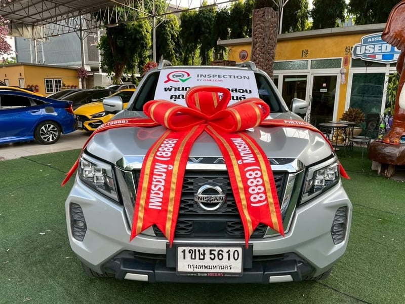 รถ NISSAN NAVARA 4ประตู ตัว TOP รุ่น VL 4WD CALIBRE  เครื่อง2.3cc.AUTO ปี 2021 