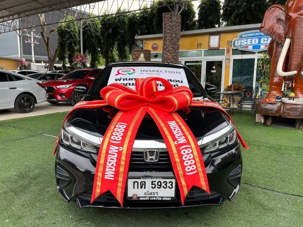 ~HONDA CITY 1.0 SV SEDAN AUTO ปี 2024  เลขไมล์แท้เพียง 78,xxx กม. 