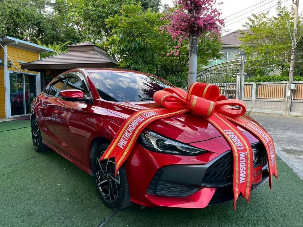   MG MG5 1.5 X  รุ่น TOPมีซันรูฟ  มี i-smart AUTO ปี 2025 มีบุ๊คเซอร์วิส กุญแจ ครบ 2 ชุด ไมล์แท้ 9,xxx กม.  มีรับประกันศูนย์ ถึงปี2027 