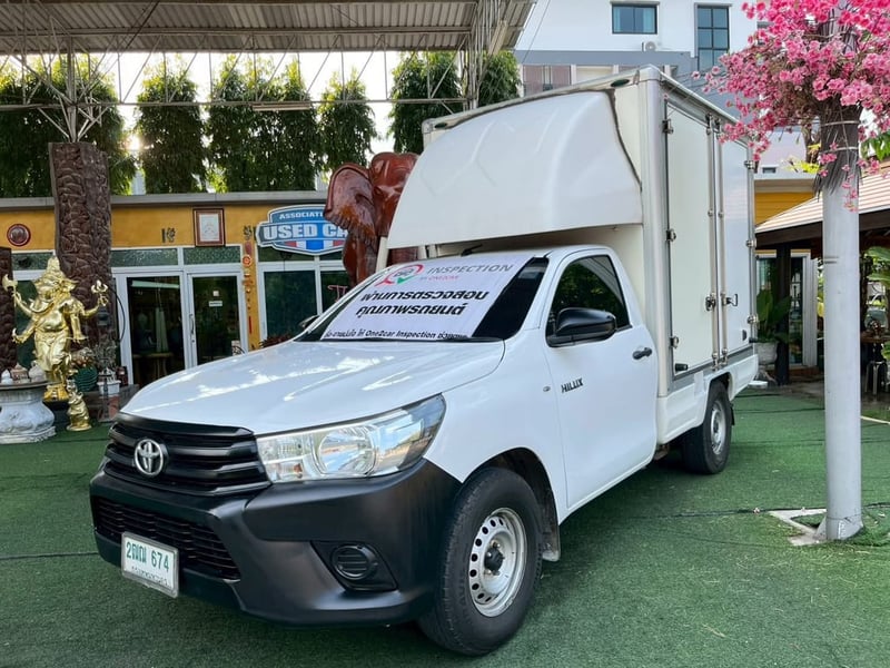 พ TOYOTA REVO SINGLE CAB ตัวJ  เครื่อง 2.4 MT ปี 2018 + ตู้บรรทุกสูง 1.80 ม.