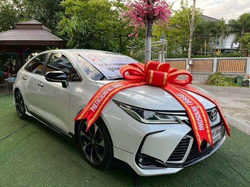  #Toyota Corolla Altis 1.8 GR Sport Sedanปี 2021 ~มือ 1 ออกป้ายแดง  ~ใช้งานได้ 2 ระบบ เบนซิน+LPG  ~รับประกันไมล์แท้ 8x,xxx กม. ~รถสวยเกรดA ผ่านการตรวจสอบมี INSPECTION มีใบcertificate รับประกันโครงสร้างตัวถัง