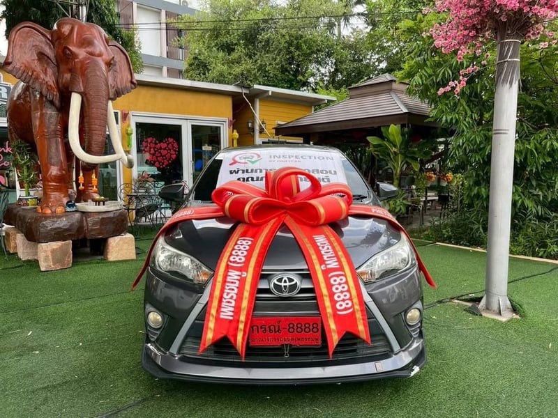  รถToyota YARIS ตัว E เครื่อง1.2cc.   ปี2014 ไมล์แท้ 176,xxx กม.  เครื่องเบนซิน เกียร์AUTO ฟรีดาวน์