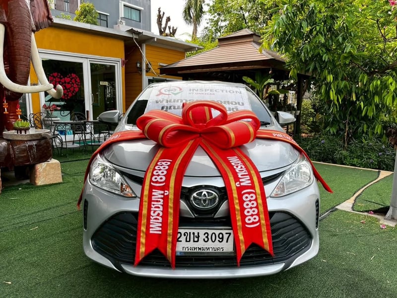 ~ TOYOTA VIOS รุ่น ENTRY เครื่อง1.5cc. AUTO ปี 2022  ~ราคาถูกที่สุด: (ได้ Vios ปีใหม่ล่าสุดที่ผลิต ): ระบบ เบนซิน + NGV 