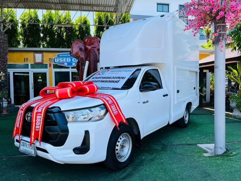  TOYOTA REVO SINGLE CAB รุ่น ENTRYเครื่อง2.4cc. เกียร์ธรรมดา ปี 2021 ~พร้อมตู้บรรทุก CARRYBOY: