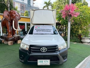 พ TOYOTA REVO SINGLE CAB ตัวJ  เครื่อง 2.4 MT ปี 2018 + ตู้บรรทุกสูง 1.80 ม.