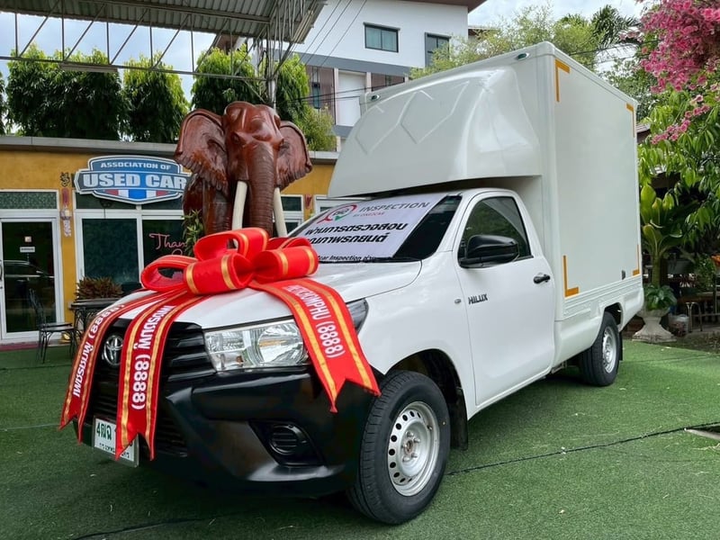 TOYOTA REVO SINGLECAB ตู้แห้ง เครื่อง 2.4cc. เกียร์ธรรมดา ปี 2019