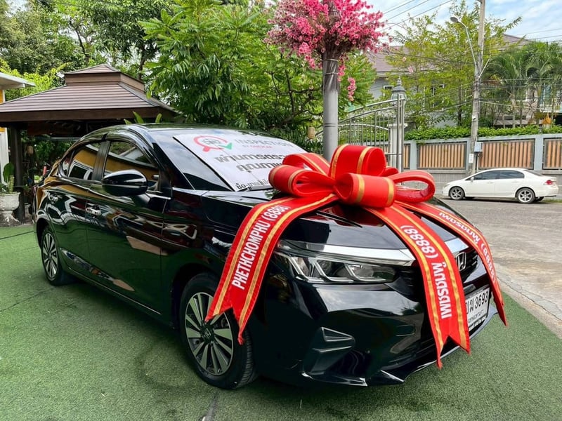 ~HONDA CITY SV SEDAN เครื่อง1.0cc. AUTO ปี 2024 ~เลขไมล์แท้เพียง 78,xxx กม. มือเดียวป้ายแดง