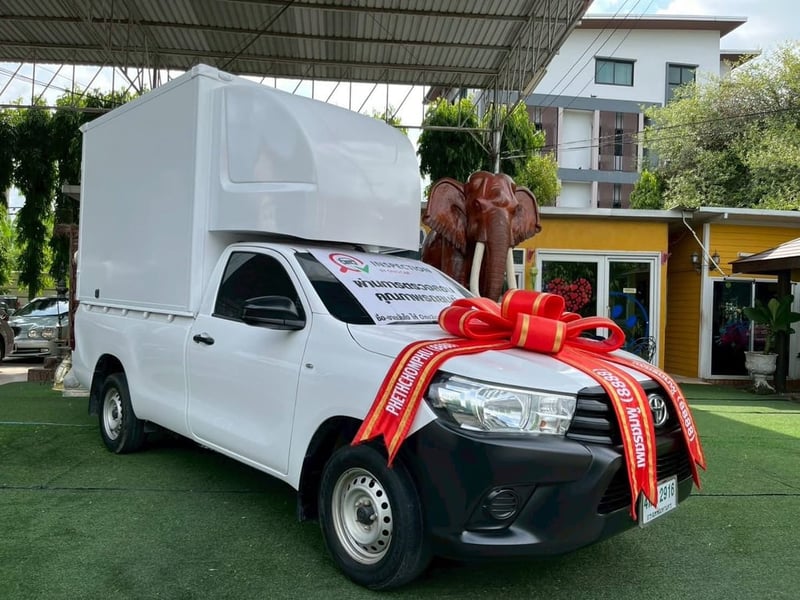 TOYOTA REVO SINGLECAB มีตู้ เครื่อง 2.4cc. เกียร์ธรรมดา ปี 2019