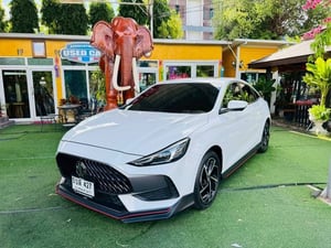   MG MG5 ตัว X มีSUNROOF เกียร์AUTO ปี2024 เครื่องเบนซิน TOP X Sunroof i-smart ไมล์แท้ 16,xxx กม 