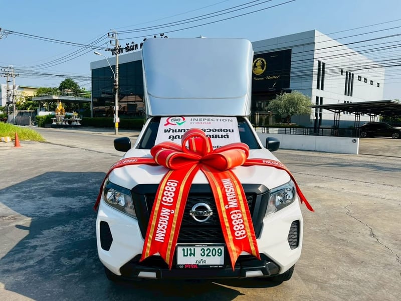  รถNISSAN NAVARA SINGLE CAB รุ่น SL เครื่อง2.5 cc. เกียร์ MT ปี 2023 ~ พิเศษ! แถมฟรีตู้ทึบอลูมิเนียมสูง 2.10 ม. (เบิกใหม่มือ 1)