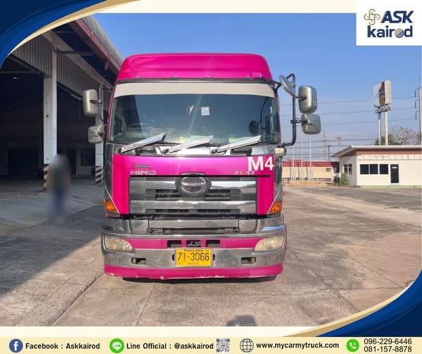 Hino Series 700 เครื่องยนต์ E13C , 400 แรงม้า 3 เพลา ปี2021