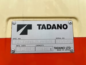 รถเครน 60 ตัน 8 ล้อ TADANO GR600N-2 ปี 2012