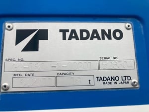 รถเครน 16 ตัน 4 ล้อ TADANO GR160N-2 ปี 2011