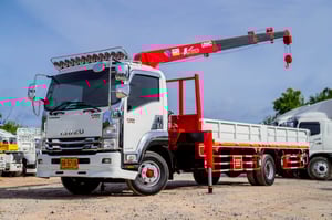 รถเครน ISUZU FRR 210แรงม้า รถบรรทุก 6ล้อ กระบะเหล็กติดเครน ปี2019 รถเครน ISUZU FRR 210แรงม้า รถบรรทุก 6ล้อ กระบะเหล็กติดเครน ปี2019