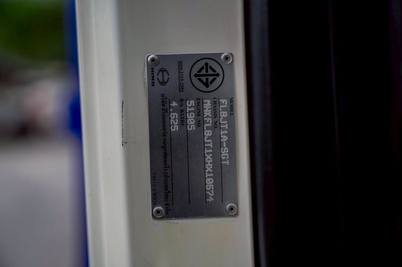 HINO FL 260แรงม้า รถบรรทุก 10ล้อ ตู้แห้ง ปี2017