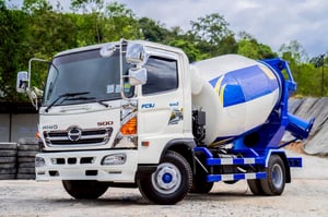 HINO FC 175แรงม้า รถบรรทุก 6ล้อ โม่ผสมปูน ปี2017