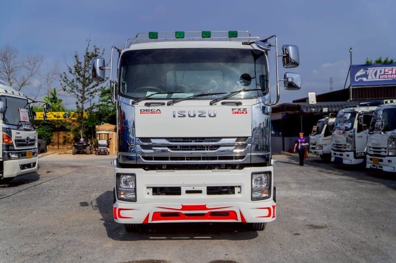ISUZU FXZ 360แรงม้า รถบรรทุก 10ล้อ โม่ผสมปูน ปี2014