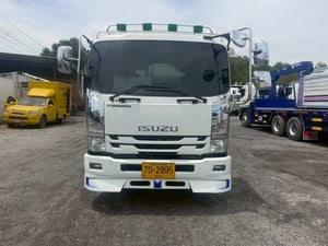 ISUZU FRR 190แรงม้า รถบรรทุก 6ล้อ โม่ผสมปูน ปี2018 เลขไมล์ 79,570 กม.