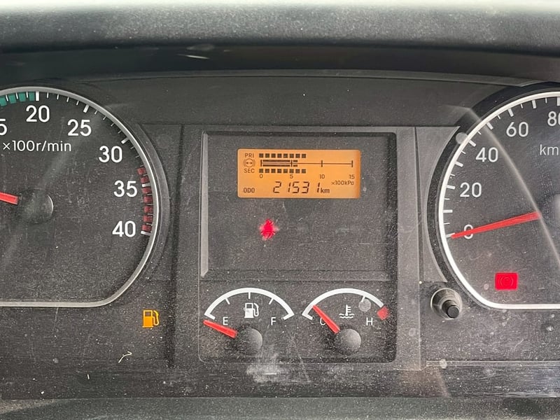 ISUZU FRR 190แรงม้า รถบรรทุก 6ล้อ โม่ผสมปูน ปี2023 เลขไมล์ 21,534 กม.