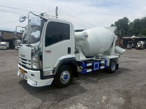 ISUZU FRR 190แรงม้า รถบรรทุก 6ล้อ โม่ผสมปูน ปี2018 เลขไมล์ 79,570 กม.
