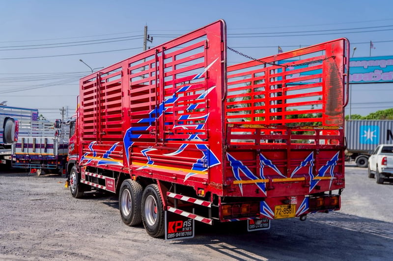 HINO FG 240แรงม้า รถบรรทุก 6ล้อ กระบะคอกสูง ปี2022 เลขไมล์ 142,001 กม. HINO FG 240แรงม้า รถบรรทุก 6ล้อ กระบะคอกสูง ปี2022 เลขไมล์ 142,001 กม.