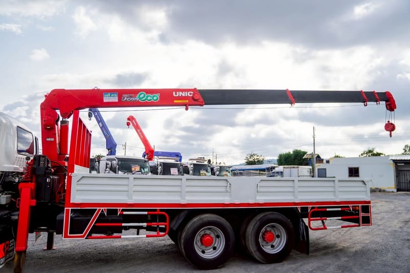 ISUZU FVM 240แรงม้า รถบรรทุก 10ล้อ กระบะเหล็กติดเครน ปี2017 ISUZU FVM 240แรงม้า รถบรรทุก 10ล้อ กระบะเหล็กติดเครน ปี2017
