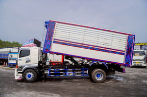 HINO FG 240แรงม้า รถบรรทุก 6ล้อ ดั้มพ์ ปี2018