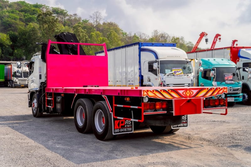 HINO FG 212แรงม้า รถบรรทุก 6ล้อ กระบะเหล็กติดเครน ปี2013 HINO FG 212แรงม้า รถบรรทุก 6ล้อ กระบะเหล็กติดเครน ปี2013