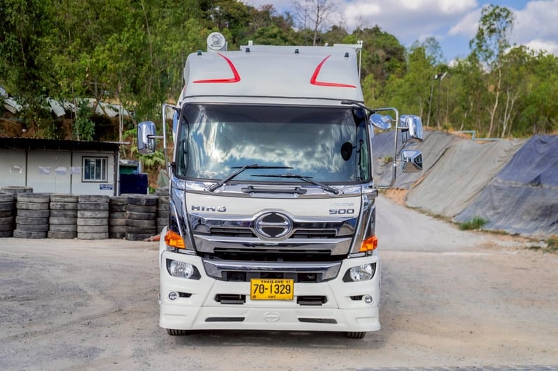 HINO FM 260แรงม้า รถบรรทุก 10ล้อ บรรทุกอาหารสัตว์ ปี2020 HINO FM 260แรงม้า รถบรรทุก 10ล้อ บรรทุกอาหารสัตว์ ปี2020