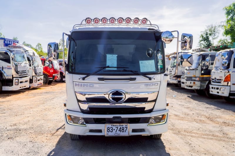 HINO FC 175แรงม้า รถบรรทุก 6ล้อ โม่ผสมปูน ปี2020 เลขไมล์ 50,886 กม.
